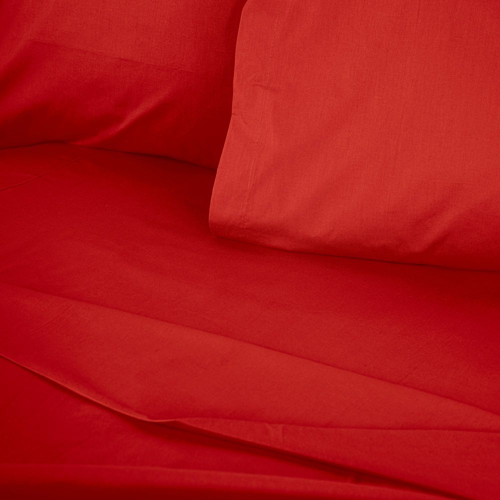 Tonne Orage - Rock Red Ranforce King Fitted Sheet (FR) (IT) (ES) (DE) slika 3