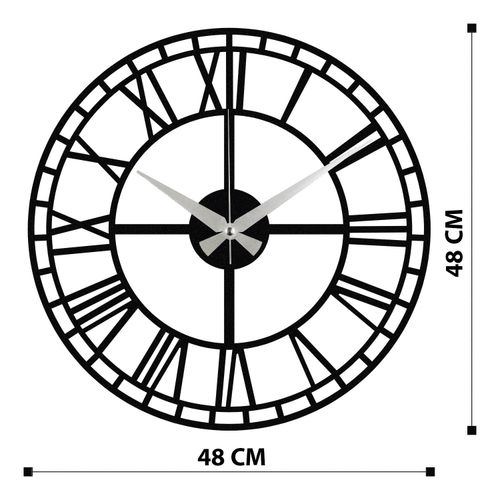 Wallity Ukrasni metalni zidni sat Enzoclock - S002 slika 7