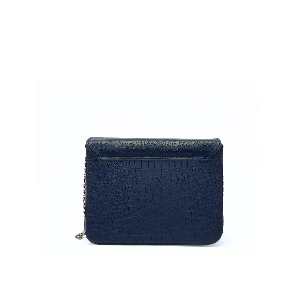 ILEA Ženska torba Nella M 26x19cm, Teget plava Kroko slika 3