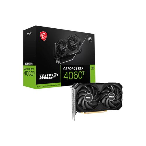 MSI nVidia GeForce RTX 4060 Ti 8GB 128bit RTX 4060 Ti VENTUS 2X BLACK 8G OC grafička karta slika 1