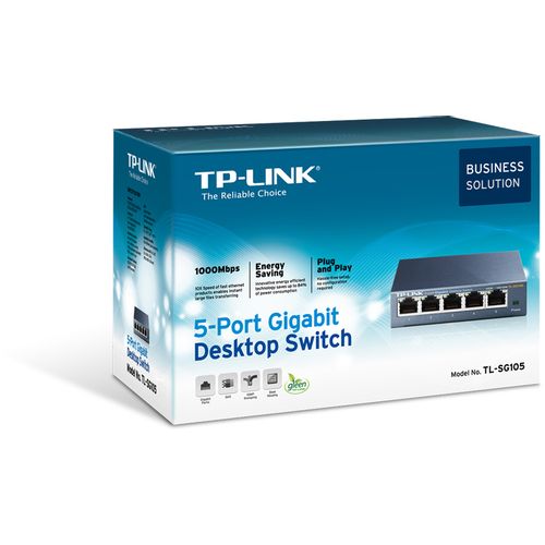 TP-Link TL-SG105, 5-port GbE switch, metalno slika 2