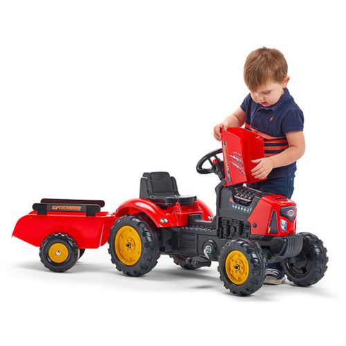 Falk traktor s prikolicom Supercharger red slika 1