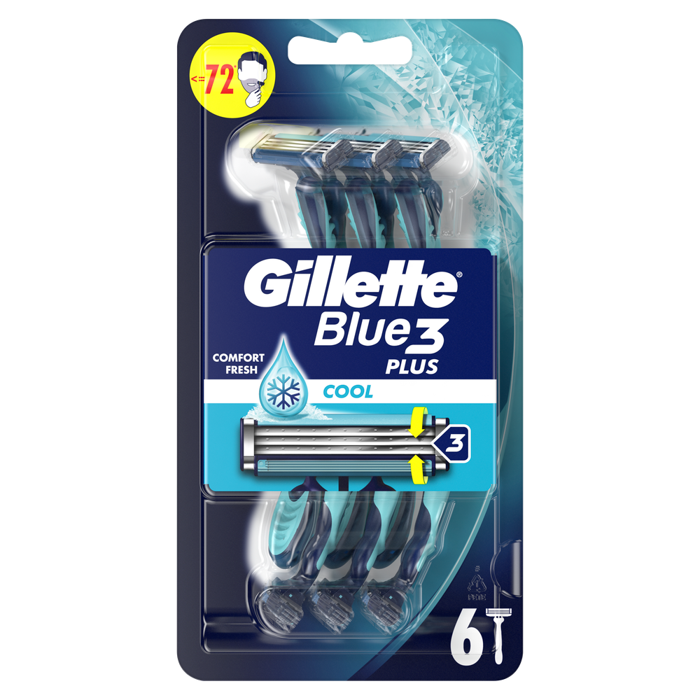 Gillette jednokratni brijači Blue3 Cool 6 kom slika 1