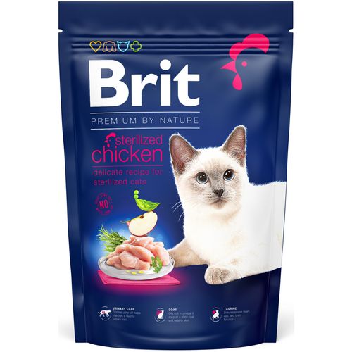 Brit Premium By Nature Cat Sterilized piletina, 1,5 kg slika 1