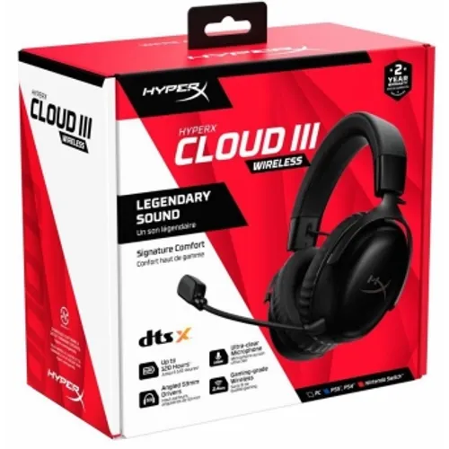 HyperX Slušalice Cloud 3 Wireless 77Z45AA Black slika 5