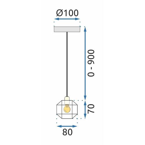 TOOLIGHT Crna kristalna stropna svjetiljka APP586-1CP slika 15