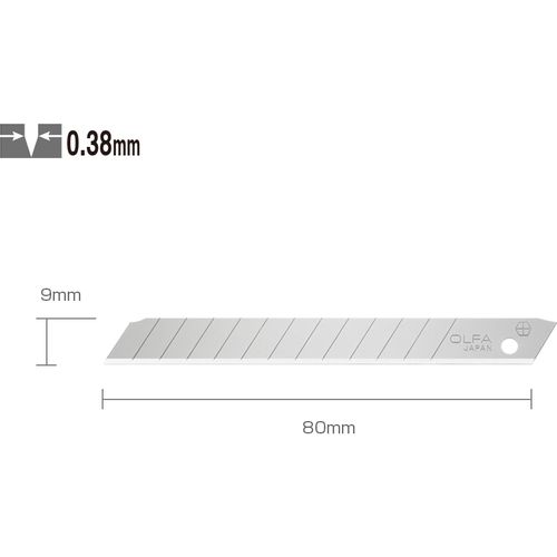 OLFA AB-10 profesionalna oštrica 9mm slika 1