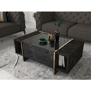 Hanah Home Veyron Black
Gold Coffee Table