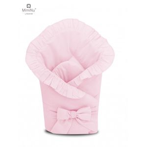MimiNu jastuk dekica za nošenje novorođenčeta s mašnom - Baby Roza