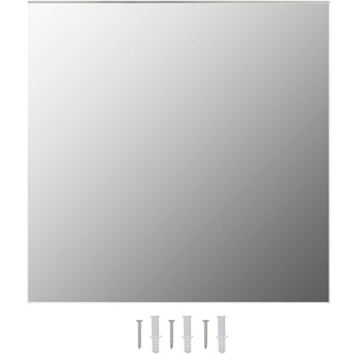 Zidno ogledalo 70 x 70 cm červrtasto stakleno slika 21