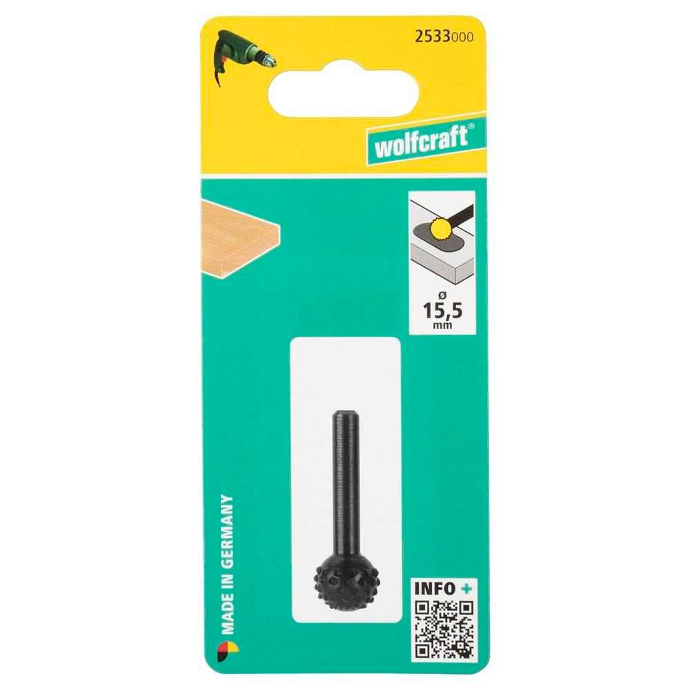 Wolfcraft Turpija Okrugla fi 15,5x12,5/46 mm Prihvat 6,35 mm - 2533000 slika 3