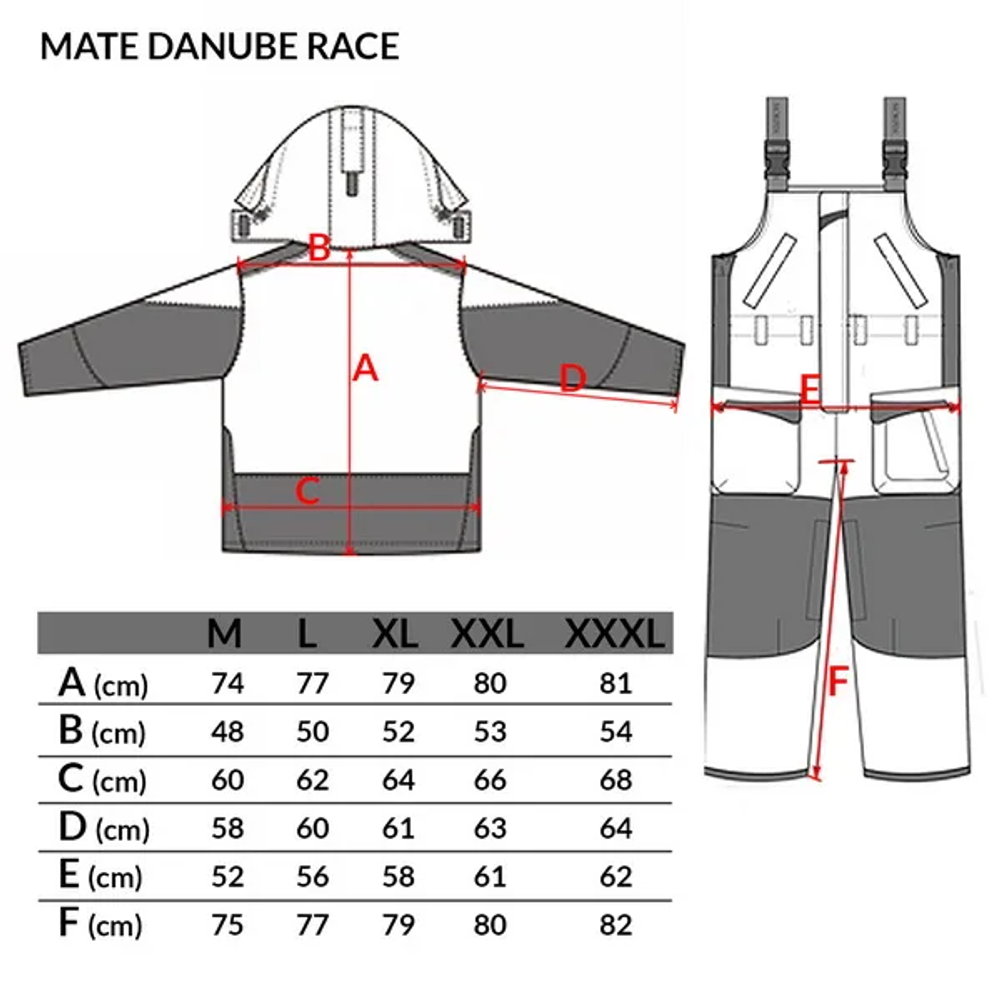 MATE Danube Race Thermo Suit #XXXL (MT12074) slika 8