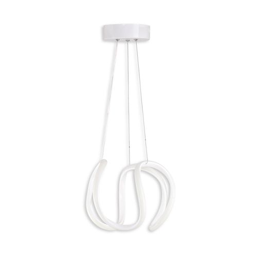 Venaticorus White-White Light White Chandelier slika 4