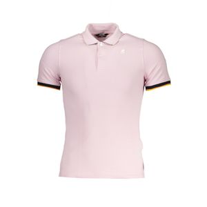 K-WAY PINK MEN'S SHORT SLEEVED POLO SHIRT