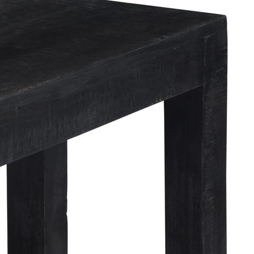 Konzolni stol crni 118 x 30 x 76 cm od masivnog drva manga slika 33