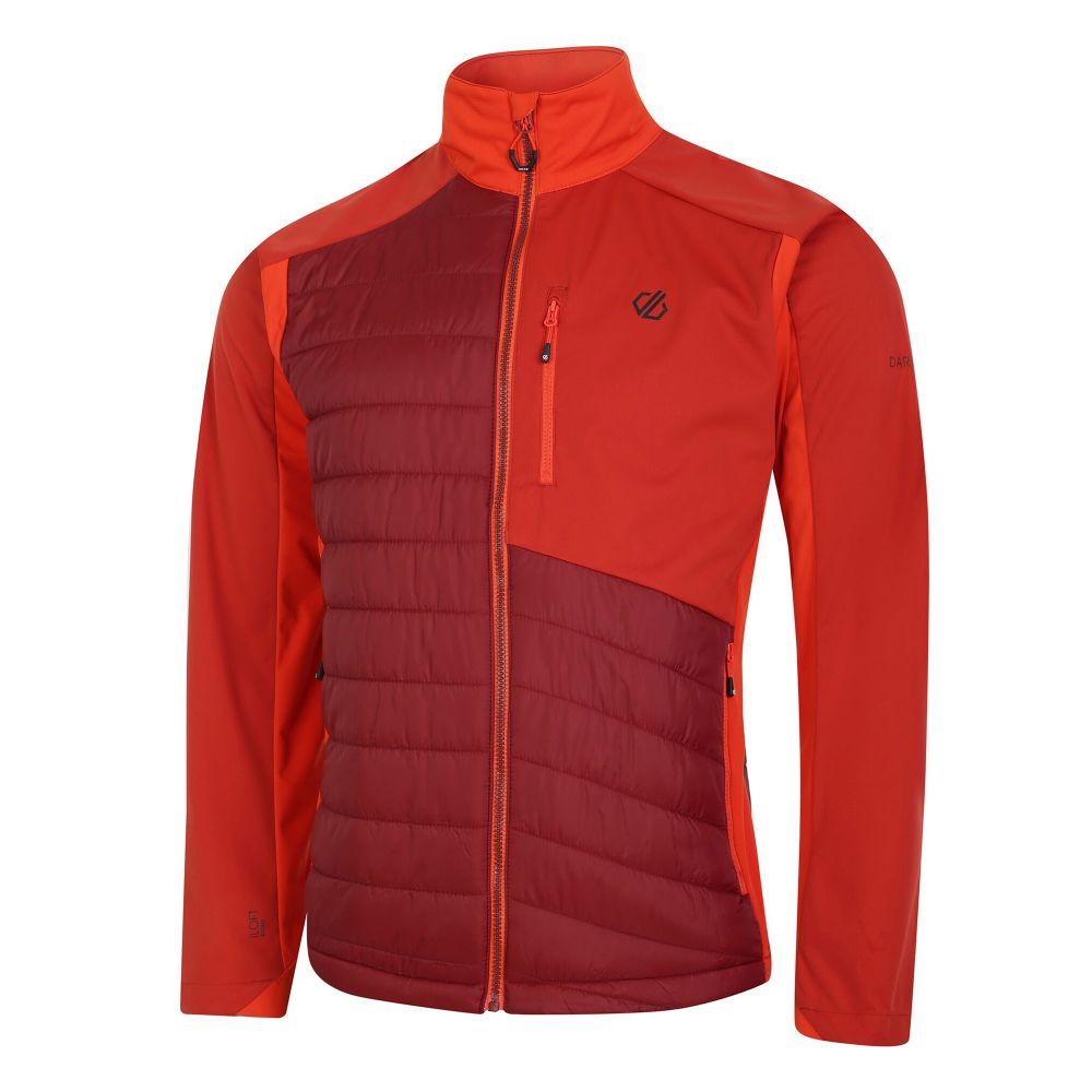 Dare2B Muška jakna Mountaineer Hybrid, Tuscan Red/Syrah Red slika 2