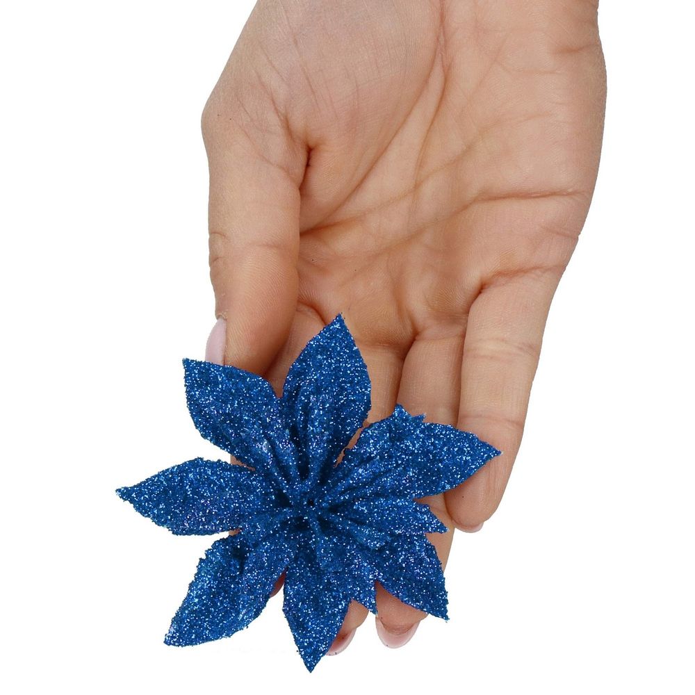 Ca1239 božićni ukrasi s božićnom zvijezdicom 15 cm slika 5