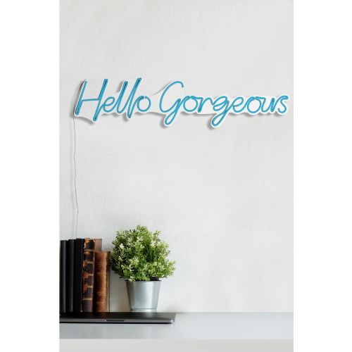 Wallity Ukrasna plastična LED rasvjeta, Hello Gorgeous - Blue slika 4