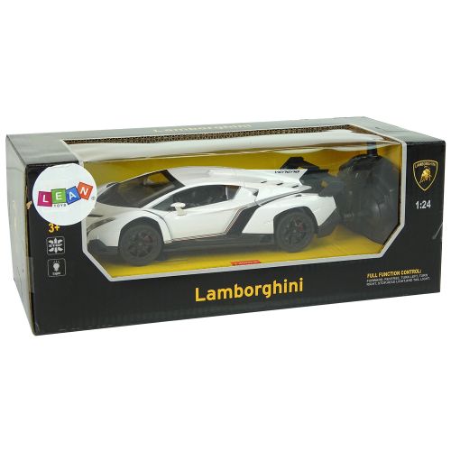 Licencirani auto na daljinsko upravljanje 1:24 Lamborghini Veneno 2.4 G - bijeli slika 7