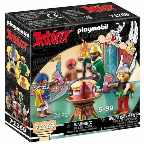 Playset Playmobil Asterix: Amonbofis and the poisoned cake 71268 24 Dijelovi slika 1