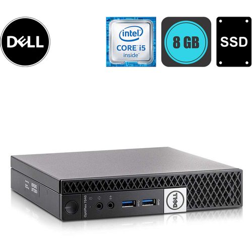 Dell Optiplex 7040 micro i5-6500T, 8GB, 256GB SSD - rabljeni uređaj slika 1