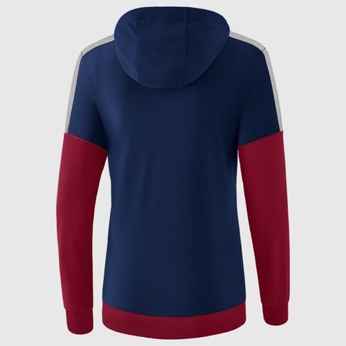 Ženska  Hoodie Erima Squad New Navy/Bordeaux/Silver Grey slika 2