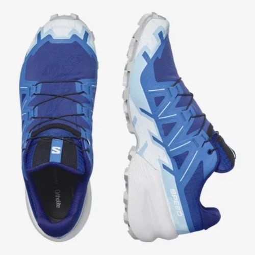 Tenisice Salomon Speedcross 6 Gore Tex Blue/White  slika 4