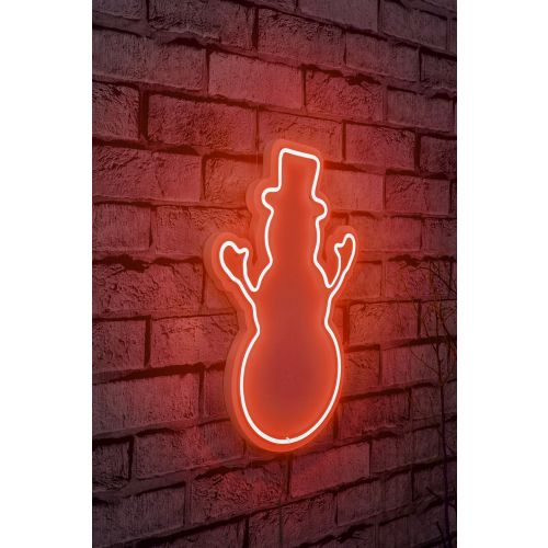 Wallity Ukrasna plastična LED rasvjeta, Snowman - Red slika 10