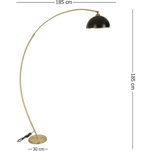 Mısra Eskitme Lambader Retro 3 Başlıklı Gold
Black Floor Lamp slika 3