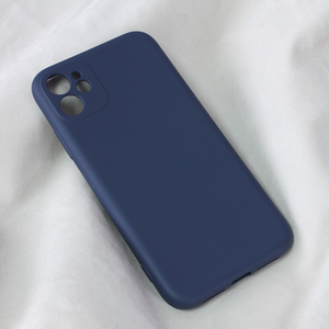 Torbica Teracell Soft Velvet za iPhone 11 6.1 tamno plava