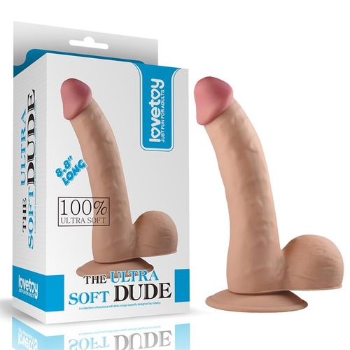 Lovetoy Ultra Soft Dude dildo 8,8" 22,3cm x 4,5cm slika 8