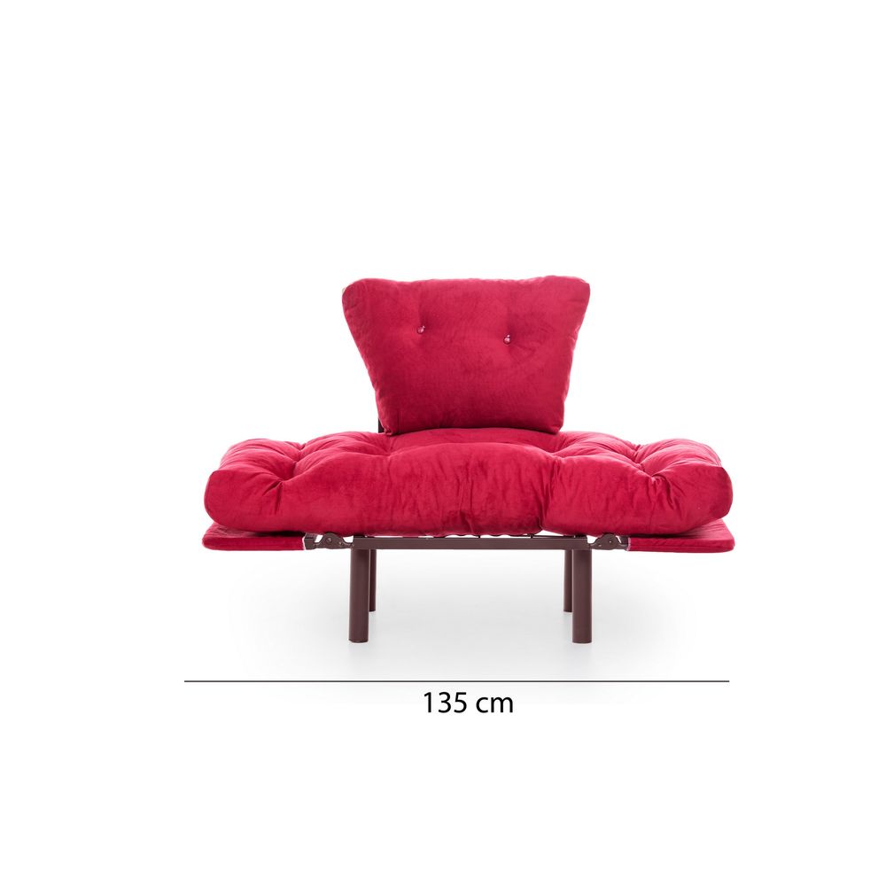 Nitta Single - Maroon Maroon Wing Chair slika 14