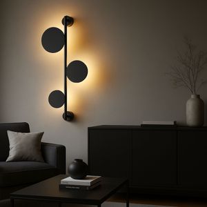 Zidna Lampa Ledos - 15540, boje: Crna