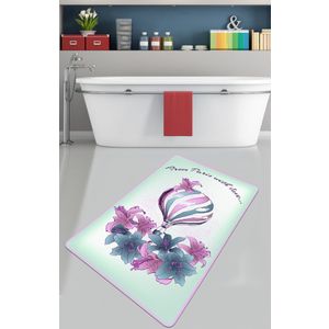 Purple Balloon (80 x 100) Multicolor Bathmat
