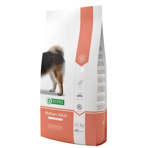 Nature's Protection Super Premium Medium Adult Živina, hrana za pse 12 kg slika 1