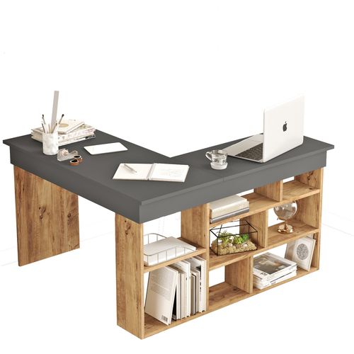 Hanah Home CT5 - AA Atlantic Pine
Black Study Desk slika 6