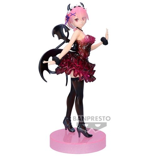 Re:Zero Starting Life in Another World Ram Clear &#38; Dressy figure 22cm slika 1