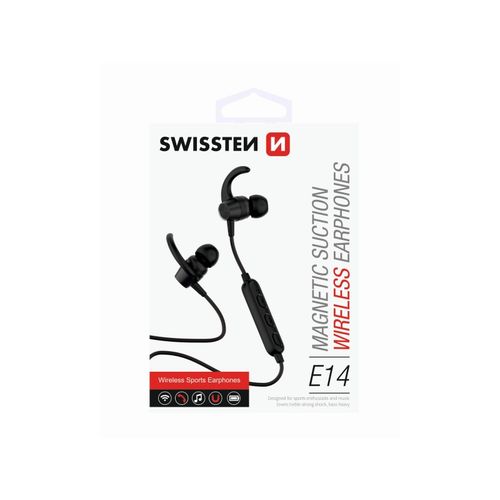 SWISSTEN slušalice Bluetooth, mikrofon, Handsfree, In-ear, crne ACTIVE slika 1