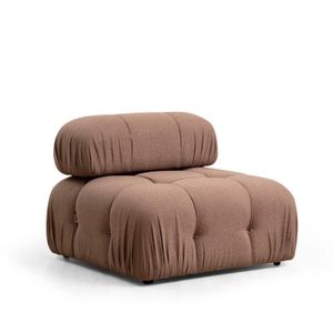 Bubble O1 - Jednoseda Braon Bouclette Sofa