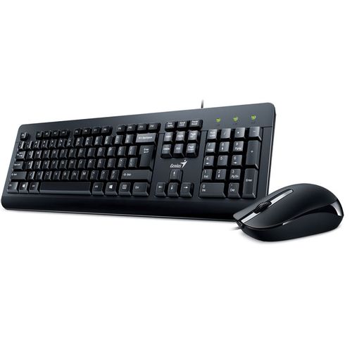 Genius Komplet tastatura i miš KM-160 , USB, BLACK, SER slika 1