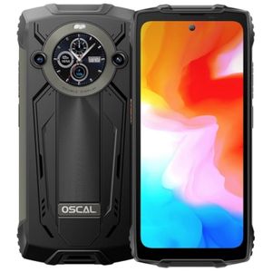 OSCAL PILOT 2 robustni pametni telefon 8GB + 256GB, crni