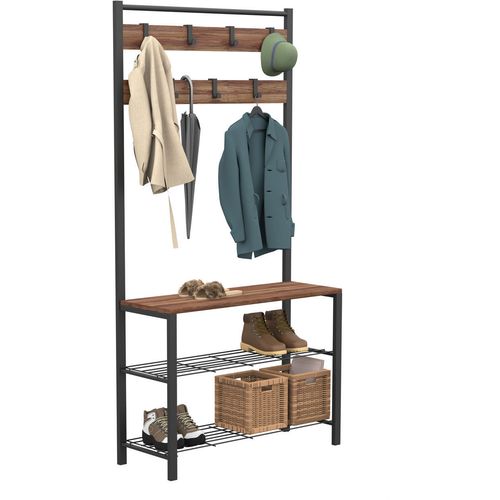 GGMBVSTYR001  Oak
Black Hall Stand slika 4