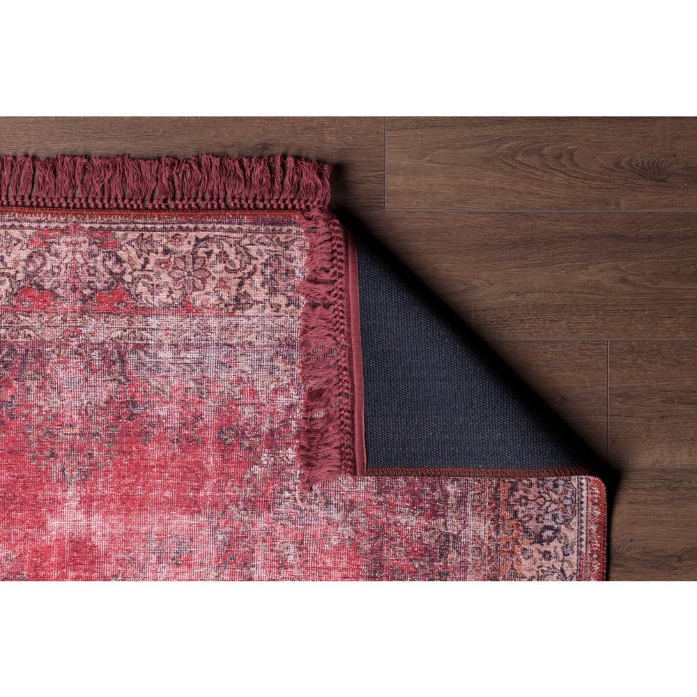 Blues Chenille - Crveni AL 119 Višenamjenski Tepih (75 x 150 cm) slika 4