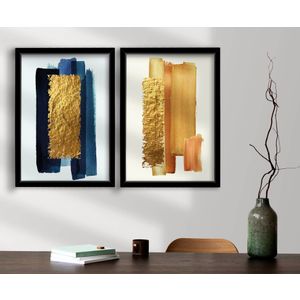 2P3853NISCT-016 Gold
Orange
Navy Blue
Blue Decorative Framed MDF Painting (2 Pieces)