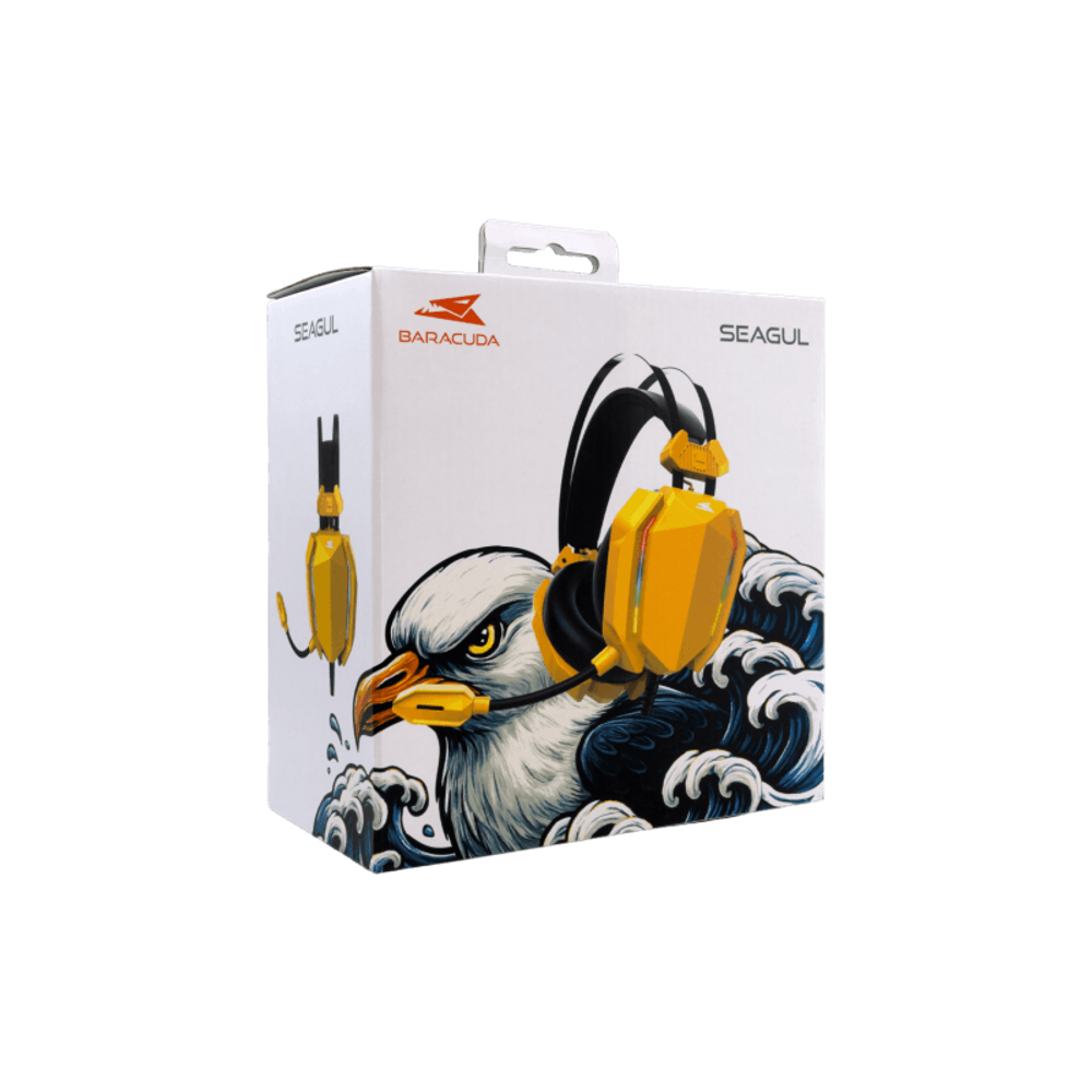 Baracuda Gaming slušalice BGH-041 SEAGUL, Žute slika 5