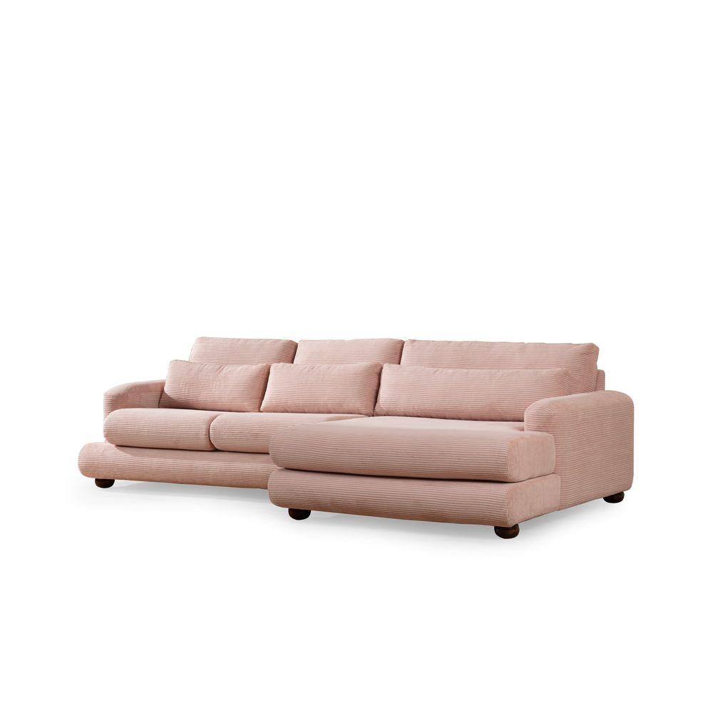 Ružičasti Ugaoni Sofa River Corner Desni (L2-Chl) slika 5
