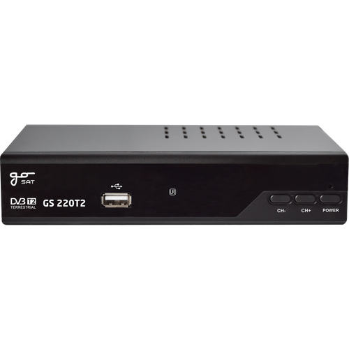 GoSAT Prijemnik zemaljski, DVB-T2, FullHD, H.265/HEVC, HDMI, Scart - GS 220T2 slika 1