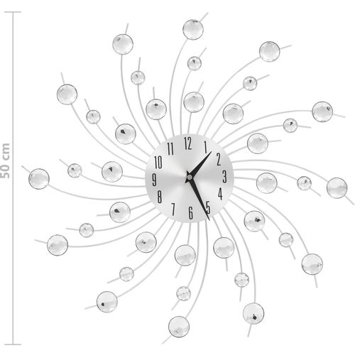 Zidni sat s kvarcnim mehanizmom moderni dizajn 50 cm slika 15