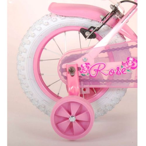Volare dječji bicikl Rose 12" s dvije ručne kočnice roza slika 4