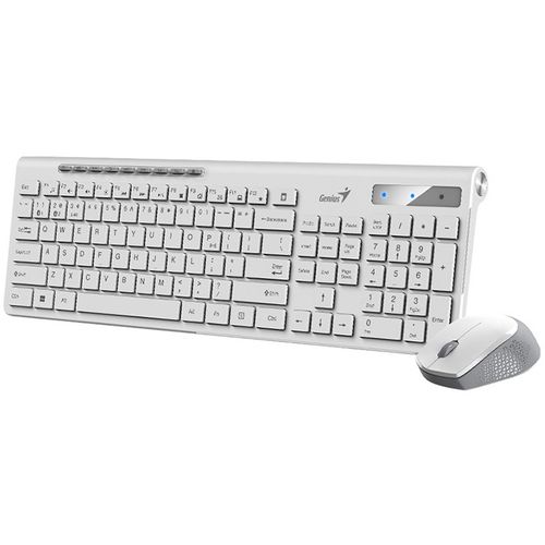 Genius SlimStar 8230 Wireless USB YU bela tastatura+ miš slika 3